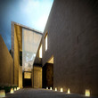 Modern concrete minimalist villa at dusk © BBB3 #15883015